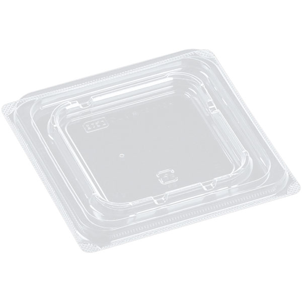 惣菜容器　T－DLV角12－12内外嵌合K蓋　穴有　【キーワード】サービス箱、テイクアウト容器、フタ底別型