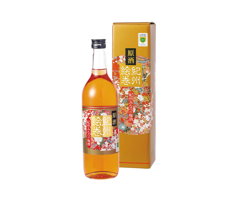 【梅酒】原酒 紀州絵巻720ml×1本 内容量720ml アルコール19% 箱サイズ 縦8cm×横8cm×高さ30cm 青梅の種類 紀州南高梅 保存方法開封後はおいしさを保つため、冷蔵庫で保存してください。 備考お中元やお歳暮・お年賀のギフト、結婚式の引き出物、母の日・父の日・敬老の日などの贈り物にもどうぞ！[産直和歌山県からお取り寄せ] お酒、飲酒は20歳になってから。 原材料表示はこちらをご参照ください。