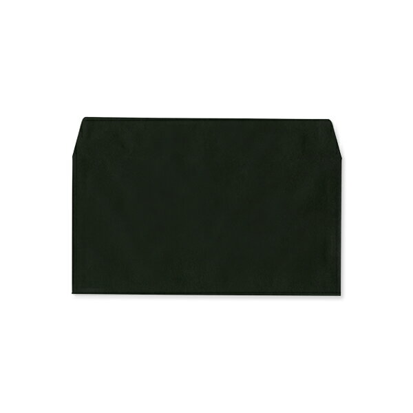 封筒 洋長3 洋形封筒 ブラック封筒/黒封筒 カマス貼り 100枚