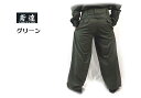 【鳶達 ブランド 2型】細身 三つボタン 超ロング グリーンイーブンリバー 鳶服サージ TB-501【作業服 作業着 年間 鳶服】（千曲屋 種田 寅壱 関東鳶 御用達の職人向け）