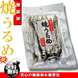 国内産 焼きうるめ 32g×8個【送料無料】無添加 [干物]※北海道、沖縄、離島は送料別途1000円