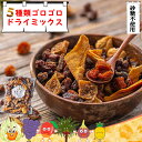 【送料無料】ドライフルーツ 無添加 砂糖不使用 5種類 ゴロゴロ ミックス 1kg（500g×2個）（ ドライマンゴー デーツ レーズン いちじく..