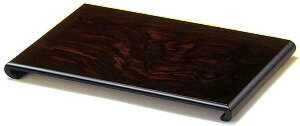 花台 クリ台 黒壇調 木製 10号（約30センチ） 天板保護用の不織布付　送料無料