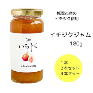 【いちじくジャム】京都産 送料込 いちじくジャム ジャム無添加 国産 いちじく イチジク 無花果 朝食 パン クラッカー ビスケット ヨーグルト フルーティ やさしい甘さ 京都産 城陽市産 瓶入り 180g