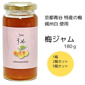 【梅ジャム】 京都府青谷産の梅「城州白」を使った爽やかなジャム。 青谷梅工房 京都 梅 梅製品 化学調味料不使用 地域の特産 すっきり 爽やかな酸味 パン ヨーグルト