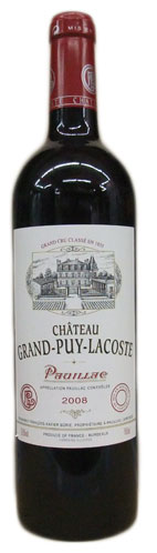 【クール配送】シャトー・グラン・ピュイ・ラコスト [2008]750ml