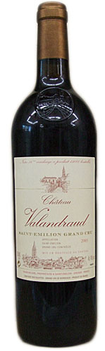 シャトー・ド・ヴァランドロー [2003]750ml