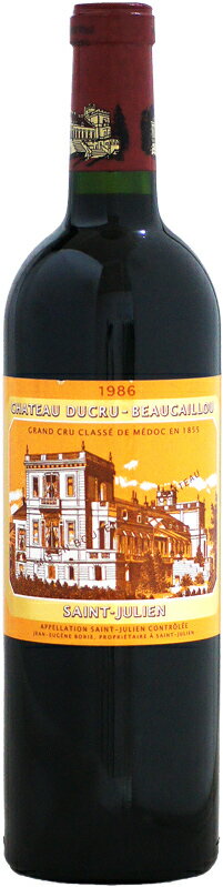 【クール配送】【シャトー蔵出し】シャトー・デュクリュ・ボーカイユ [1986]750ml