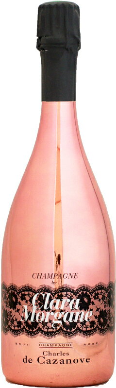 【クール配送】シャルル・ド・カザノーヴ クララ・モルガン ブリュット・ロゼ 750ml (シャンパーニュ)