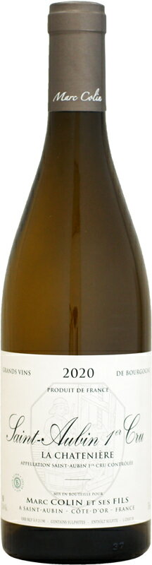 マルク・コラン サン・トーバン 1er ラ・シャトニエール [2020]750ml (白ワイン)