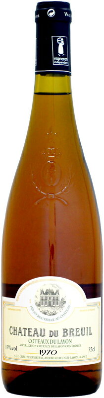 【クール配送】シャトー・デュ・ブルイユ コトー・デュ・レイヨン [1970]750ml (白ワイン)