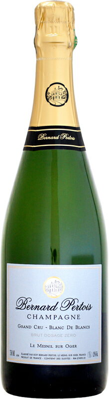 ベルナール・ペルトワ ブリュット ゼロ ブラン・ド・ブラン グラン・クリュ NV 750ml