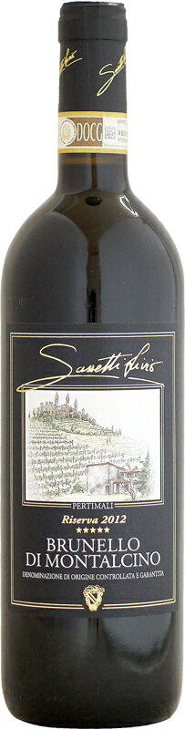 ペルティマーリ・サセッティ・リヴィオ ブルネッロ・ディ・モンタルチーノ リゼルヴァ 750ml (赤ワイン)