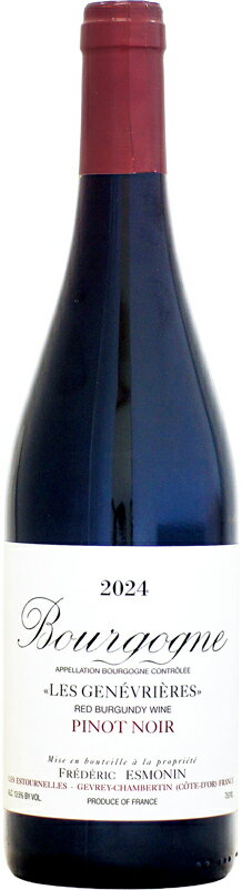 フレデリック・エスモナン ブルゴーニュ ピノ・ノワール レ・ジュネヴリエール [2024]750ml (赤ワイン)