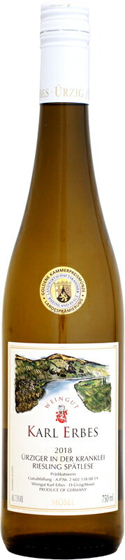 カール・エルベス ユルツィガー・イン・デア・クランクライ リースリング・シュペトレーゼ [2018]750ml (白ワイン)