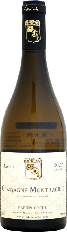 ドメーヌ・ファビアン・コシュ シャサーニュ・モンラッシェ [2022]750ml (白ワイン)