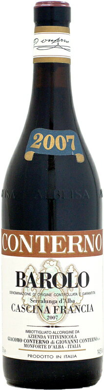 【クール配送】ジャコモ・コンテルノ バローロ・フランチャ [2007]750ml (赤ワイン)