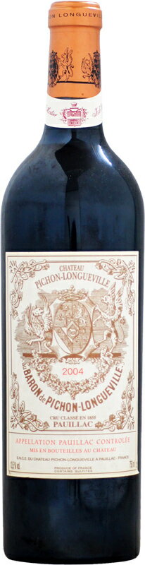 【クール配送】シャトー・ピション・ロングヴィル・バロン [2004]750ml