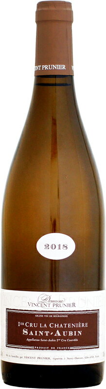 ヴァンサン・プリュニエ サン・トーバン 1er ラ・シャトニエール [2018]750ml (白ワイン)