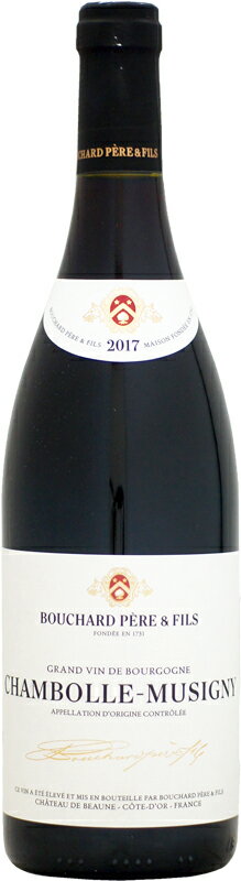 コート・ド・ニュイで最も「女性的」と表現されるシャンボール・ミュジニーのブドウから造られる、骨格もありエレガントなワイン。 1731年創業、1775年にヴォルネーのカイユレ畑、タイユピエ畑などを取得しワイン造りを開始しました。1820年に、15世紀の要塞であるシャトー ド ボーヌを取得し瓶熟庫として利用しており、現在も19世紀のワイン約3000本が眠っています。1995年、シャンパーニュの老舗アンリオ家の故ジョゼフ アンリオがオーナーになると、ワイン造りの全工程において徹底した品質改革が行われました。 自社畑ブドウから造られるドメーヌワインと買いブドウからのネゴシアン部門がありますが、ドメーヌとしてのブシャールは、コート・ドールに約130ha(うちグランクリュ12ha、プルミエクリュ74ha)におよぶ優れた畑を所有するコート・ドール最大のドメーヌです。品質向上へのめざましい取組みにより、優れたテロワールの力が発揮され、国際的に高い評価を得ています。また、「幼子イエスのブドウ畑」の呼び名で有名な畑「ボーヌ グレーヴ ヴィーニュ・ド・ランファン・ジェズュ」の単独所有者としても知られています。 「シャンボール・ミュジニー」は、洗練された煮詰めた赤いベリー系果実の香りに少しスモーキーな印象。凝縮感があり、リッチでありながら、柔らかく品の良いタンニンが感じられる。骨格もありエレガントなワイン。 ■テクニカル情報■ 13kgの小型の収穫かごを使用。区画ごとのタイミングで収穫後、1時間以内にカーヴに到着し、選果の徹底を行う。4年使用のフレンチオークで14ヶ月(新樽15%)熟成。 DOMAINE BOUCHARD PERE ET FILS CHAMBOLLE MUSIGNY ドメーヌ・ブシャール・ペール・エ・フィス シャンボール・ミュジニー 生産地：フランス ブルゴーニュ コート・ド・ニュイ シャンボール・ミュジニー 原産地呼称：AOC. CHAMBOLLE MUSIGNY ぶどう品種：ピノ・ノワール 100% アルコール度数：13% 味わい：赤ワイン 辛口 ミディアムボディ ワインアドヴォケイト： 90 ポイント Rating 90 Drink Date 2021 - 2037 Reviewed by William Kelley Issue Date 1st May 2019 Source Issue 242 End of April 2019, The Wine Advocate From bottle, the 2017 Chambolle-Musigny Village confirms its strong showing from barrel, bursting with aromas of raspberries, cherries, sweet spices and dried flowers. On the palate, the wine is medium to full-bodied, broad and satiny, with lovely balance and depth of fruit at the core, ripe balancing acids and supple structuring tannins. This is a charming but serious Chambolle that will offer a broad drinking window. ジェームスサックリング：90 ポイント BOUCHARD PERE & FILS CHAMBOLLE-MUSIGNY 2017 Tuesday, February 12, 2019 CountryFrance RegionBurgundy Vintage2017 Score 90 This is locked into attractive, spicy and quite exotic ripe cherries and pomegranates. Cherry-pastry notes, too. The palate has a smoothly rendered and approachable, mellow-tannin bed with a supple, fleshy finish. Drink in the next six years.Domaine Bouchard Pere et Fils　/　ドメーヌ・ブシャール・ペール・エ・フィス コート・ドールのテロワールを忠実に再現 ブシャールの創業は1731年。1775年にヴォルネーのカイユレ畑、タイユピエ畑などを取得し、ワイン業を開始しました。 大躍進を遂げたのは、3代目のアントワーヌ・フィリベール氏の時代で、フランス革命の時に国に没収され、民間に払い下げられたポテンシャルの高い畑を次々に購入し、所有面積を広げていきました。1820年アントワーヌ氏はルイ11世と12世が築いたシャトー・ド・ボーヌ城を購入、地下を熟成庫とし、現在も使用しています。 1970～80年代、一時ブシャールは衰退の時期を迎えますが、1995年にシャンパーニュ・アンリオを所有するジョゼフ アンリオ氏が経営を引き継ぎ、畑から醸造などあらゆる面に置いて改革を行いました。そのため、現在ブシャールの品質は向上し、世界に名が知れ渡るドメーヌに返り咲きました。 自社畑のブドウから造るドメーヌワインだけではなく、長期契約だからできる栽培指導を行い、ブシャールのスタイルに合った栽培家からのブドウを購入しています。病害対策、果実の生産環境、多様性な生物環境をふまえた様々な条件をクリアして、2015年、環境に配慮した農法レベル3の認証を受けました。 コート ドールを中心に、グラン クリュを12ha、プルミエ クリュを74ha、総面積130haの畑を所有しています。約30の畑に気象台を設置し、気象データを収集。地中の温度や湿度まで把握し、病害が発生しそうな区画を予想し、ピンポイントで処置を行っています。 収穫は手で収穫し、ブドウをつぶさないように13kgの小型ケースにて運搬しています。その後、醸造所に運ばれたブドウを1階にある選果台にて丁寧に選別していきます。 ブシャールではテロワールを忠実に表現したワイン造りを目指しています。そのため、樽香は多すぎず、少なすぎずブシャールスタイルを守るため、コニャックのタランソー社と共同で専用の樽製造会社を設立。それぞれの畑に合った完全なオーダーメイドの樽を調達しています。 また、2005年に、地下2階、地上1階のグラヴィティシステムを導入した新醸造所を稼動。果実・果汁にストレスを与えない環境においてワイン造りを行っています。最新型の小型ステンレス発酵槽や熟成樽同様特性の木製発酵槽を完備。区画毎に醸造を行っています。 醸造所の地下2階には樽熟庫があり、地下のため安定した温度・湿度でワインを熟成させています。