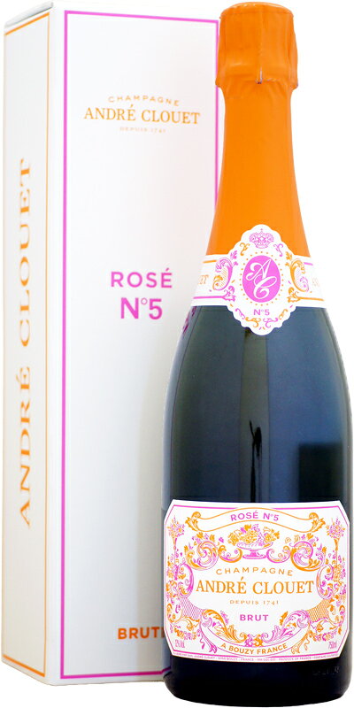 【限定NO5ボックス】アンドレ・クルエ ブリュット・ロゼ NV 750ml 箱入り 【正規品】