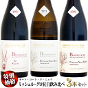 【クール配送】【特別価格】ドメーヌ・ミシェル・グロ オート・コート・ド・ニュイ 紅白ワイン 飲み比べ 3本セット (ワインセット)