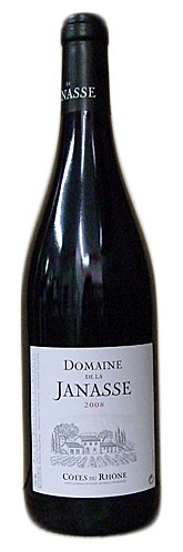 【クール配送】Domaine de la Janasse Cotes du Rhone [2008]750ml (赤ワイン)