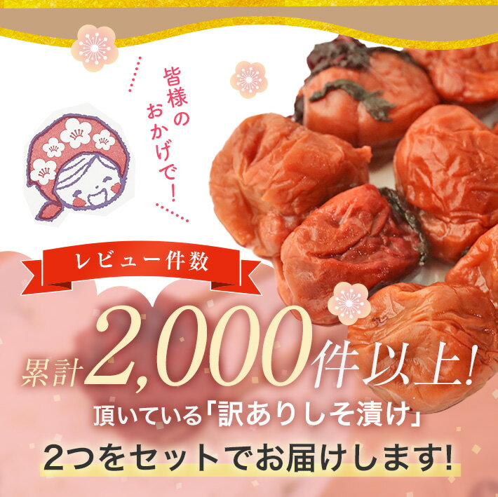 紀州南高梅 はちみつ漬け400g×1 しそ梅4...の紹介画像3