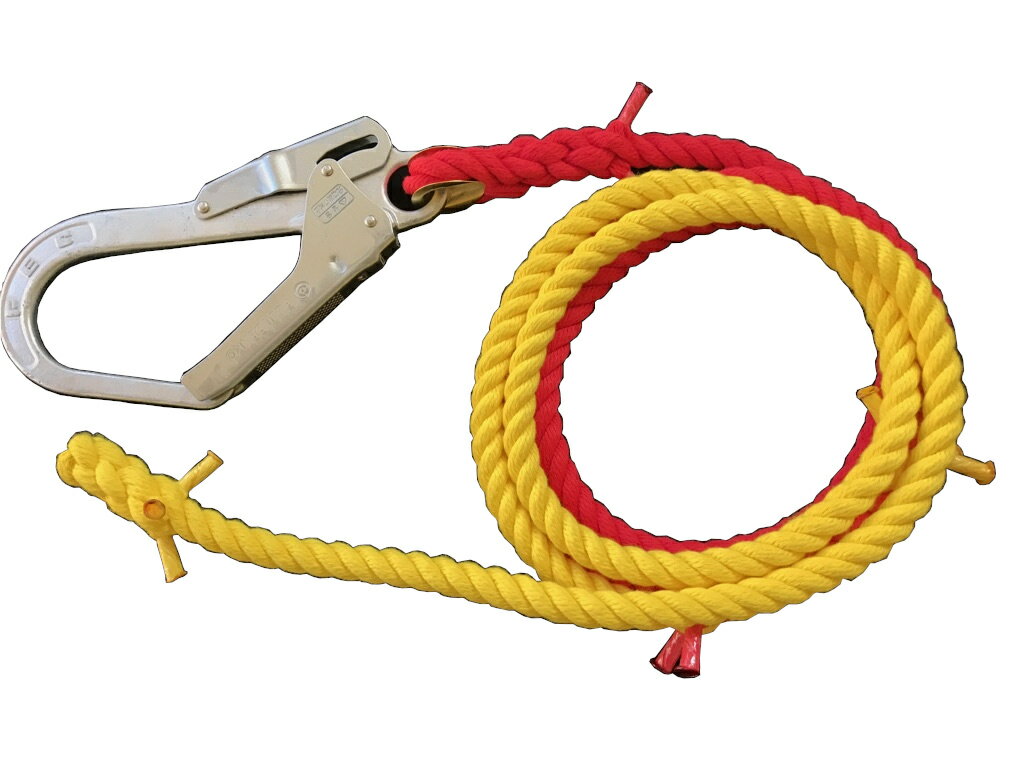 Rakuten - エステル2色介錯ロープ　赤・黄　12mm×3M