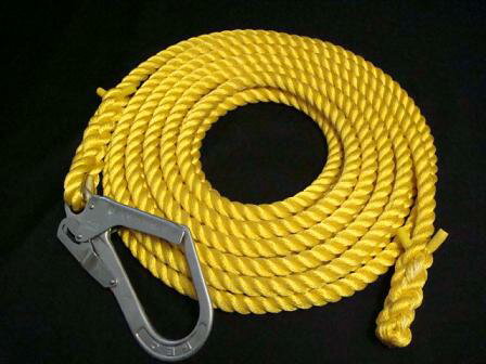 親綱ロープ　エステル製親綱(介錯)ロープ　16mm×20M