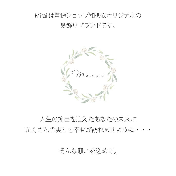 髪飾り マム 和玉 セット | 胡蝶蘭 かすみ...の紹介画像3