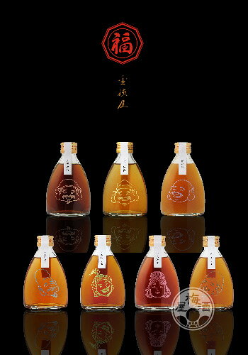 七福宝箱ギフト 福梅ミニボトル150ml×7本セット梅酒 ミニボトル お正月 ギフト プレゼント 小瓶 セット敬老の日 お歳暮 お正月 酒 お酒【河内ワイン／大阪府】 umeshu-10003608 梅酒屋 サンプル画像2