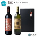 《紅白ワインセット》勝沼醸造(クラン&クラレーザ)【国産ワイン】【クール便推奨】750ml×2種 黒ギフトボックスギフト 父の日 誕生日 プレゼント お礼 御礼 手土産 お土産 お中元 敬老の日