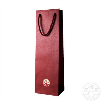 【11/28限定!送料半額】紙袋 1本用 赤色 720mlサイズ 【ラッピング】