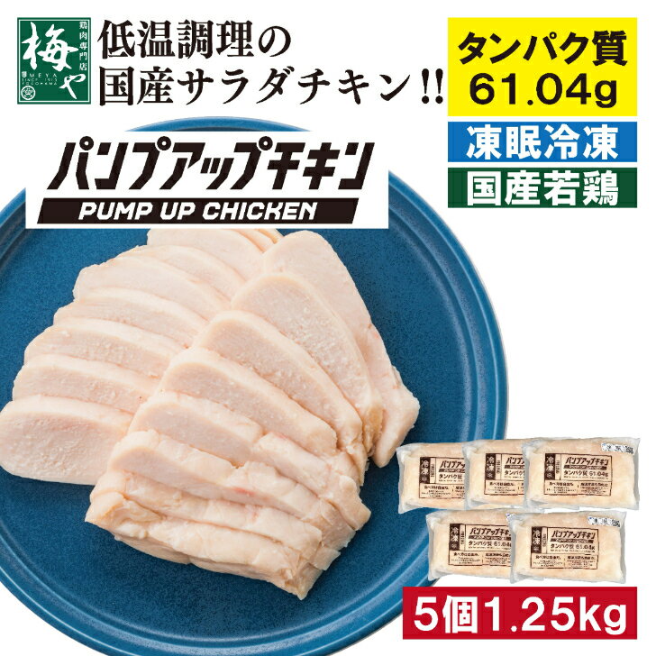 サラダチキン むね肉 しっとり 高タンパク 国産 冷凍 柔ら