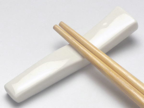 China - 【B級品】バチ箸置き　[普段使いの食器]
