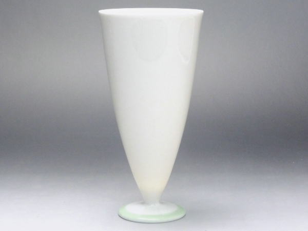 【B級品】白＋ライン　高台一口ワインカップ　[普段使いの食器]