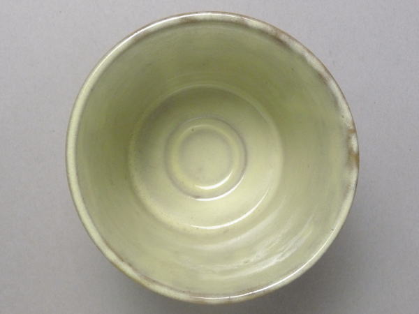 【B級品】黄白　面取鉢カバー
