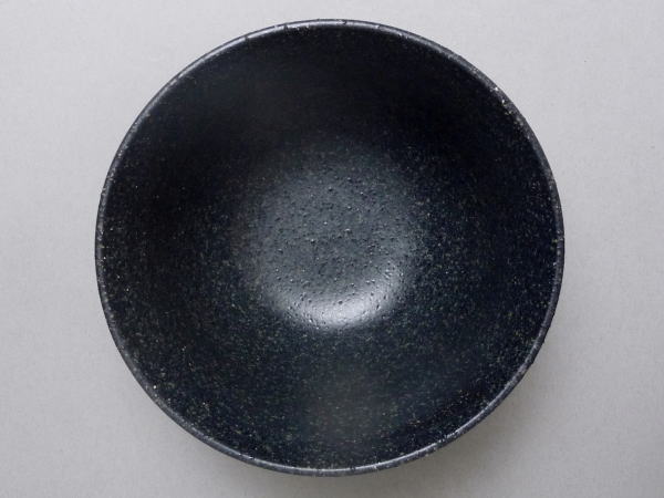 【B級品】黒釉刷毛印　45丼　[普段使いの食器] 3