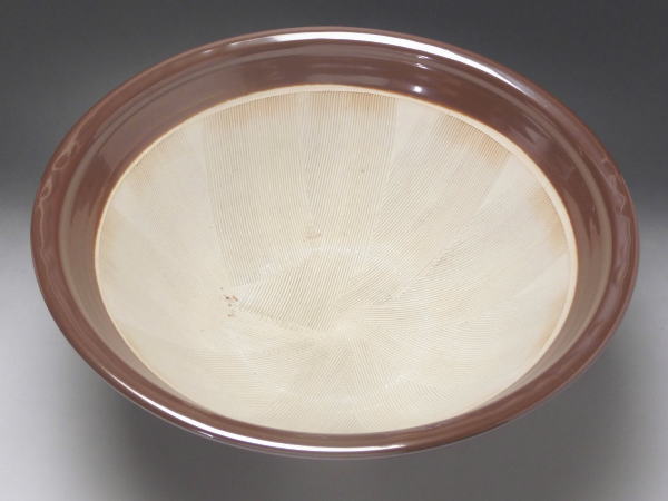 【B級品】10号すり鉢（茶）　[普段使いの食器]
