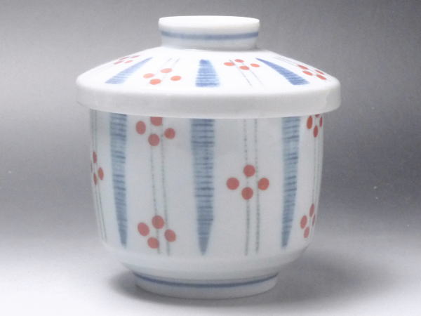 十草梅　むし碗（茶碗蒸し）　[普段使いの食器]