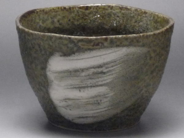 【B級品】織部白刷毛25段々小鉢 [普段使いの食器]