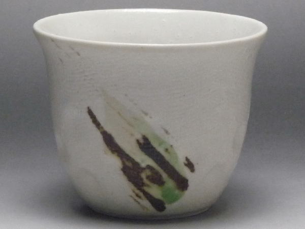 Mino Ware - 【B級品】茶印白　石目23小鉢　[普段使いの食器]