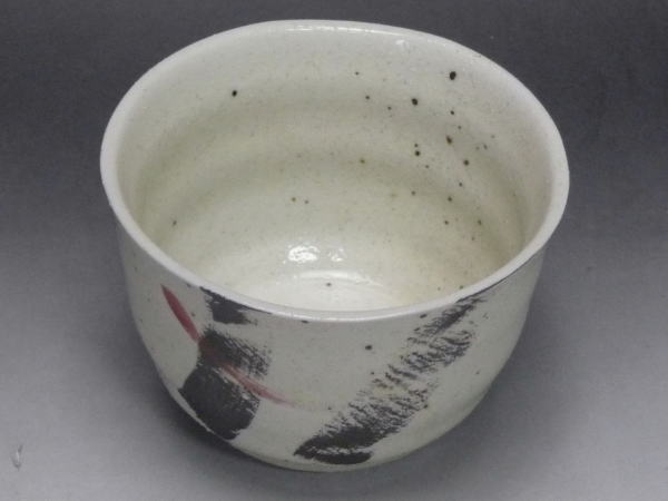 【B級品】赤印刷毛目 六兵衛ミニ湯呑み [普段...の紹介画像2