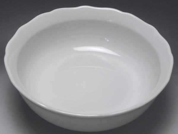 Other - 【B級品】白磁ハーフリム花淵　70鉢　[普段使いの食器]