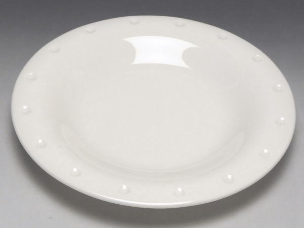【B級品】ドット リム6．0吋皿 [普段使いの食器]
