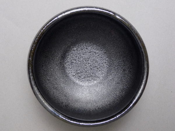 ラスター黒　　抹茶碗