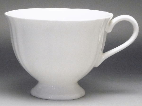 【B級品】広口立筋　反口高台　マグカップ　[普段使いの食器]