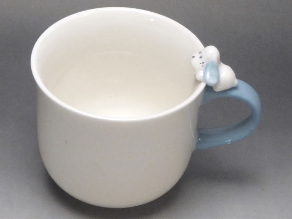 【B級品】子犬のつまみ(青) コーヒーカップ ...の紹介画像2