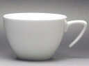 【B級品】欠け取っ手　白磁コーヒーカップ(bc1339)　[普段使いの食器]